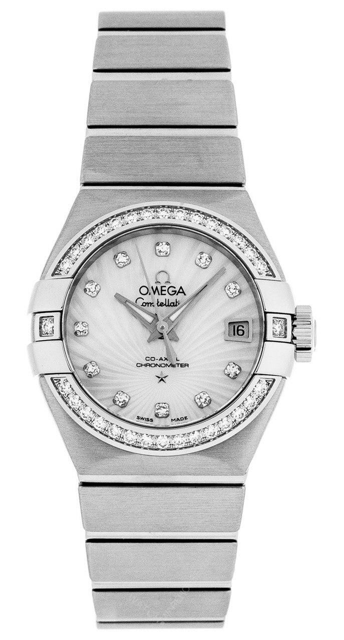 OMEGA Watches CONSTELLATION 27MM DIAMOND MOP WOMEN'S WATCH 123.15.27.20.55.001 - Click Image to Close